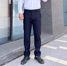 皮爾卡丹（pierre cardin）桑蠶絲休閑褲男高端秋冬中年男士抗皺免燙新款直筒寬松商務(wù)長(cháng)褲子 藏青色 【高端桑蠶絲休閑褲】 32 【腰圍2尺5】 曬單實(shí)拍圖