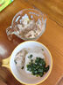 京東京造 燉盅 陶瓷湯碗蒸蛋燕窩輔食碗家用帶蓋贈勺子純白460ml 曬單實拍圖