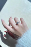 DRIG鉆戒指女男對戒求婚結(jié)婚莫桑石純銀七夕情人節(jié)送女友老婆生日禮物 對戒【女戒1克拉+男戒活口】  男戒默認(rèn)活口，下單備注女戒號數(shù) 曬單實拍圖