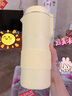富得萊新款小型豆?jié){杯2-3人用 便攜式迷你破壁機(jī)家用 全自動(dòng)免煮免過濾五谷雜糧 黃色 米糊榨汁料理機(jī) 曬單實(shí)拍圖