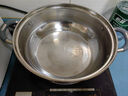 美廚（maxcook）316不銹鋼火鍋28cm 湯鍋火鍋復(fù)底帶蓋 燃?xì)怆姶艩t通用 MCT1969 曬單實拍圖