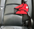 BIMLL B汽車兒童安全帶固定器防勒脖護(hù)肩套裝車用寶寶護(hù)肚神器限位器通用 曬單實(shí)拍圖