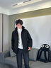 SHANSHAN杉杉男士休閑夾克外套秋冬可拆卸一衣三穿內(nèi)膽加厚長袖魔術(shù)貼衣服 黑色 L /170 曬單實拍圖