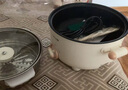 志高火鍋專用鍋電煮鍋電火鍋電熱火鍋宿舍學(xué)生鍋電蒸鍋家用多功能一體式煎炒蒸煮小電鍋電炒鍋小型 3L +蒸籠【2-3人】24CM+1.5米電線 曬單實(shí)拍圖