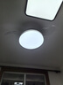 美的（Midea）風(fēng)扇燈餐廳吊扇燈led臥室燈隱形扇葉遙控三防燈具熟睡風(fēng)包安裝 曬單實(shí)拍圖