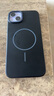 KEKLLE適用iPhone14plus手機殼 蘋(píng)果14plus保護套磁吸無(wú)線(xiàn)充電磨砂防摔軟邊保護套 午夜黑 曬單實(shí)拍圖