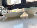 NINE CRANES景德鎮高溫碗盤(pán)餐具家用米飯碗輕奢陶瓷高級感碗碟餐具 10個(gè)深盤(pán) 10個(gè)飯碗 曬單實(shí)拍圖