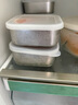 三四鋼冷凍分裝盒不銹鋼保鮮盒304食品級冰箱儲存盒子迷你2件套 W38362 曬單實(shí)拍圖
