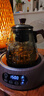 全度（Quandu） 蒸煮一體茶壺玻璃煮茶器套裝電陶爐蒸茶壺耐熱墨色玻璃功夫茶具 曬單實(shí)拍圖