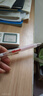 晨光(M&G)按動(dòng)中性筆透明桿AGP89715紅0.5ST頭i-write速干刷題學(xué)生考試辦公簽字筆高顏值文具10支 曬單實(shí)拍圖