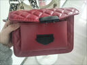 袋鼠真皮單肩包女2025新款潮韓版單肩高級感洋氣網(wǎng)紅時(shí)尚斜挎包女 酒紅色 曬單實(shí)拍圖