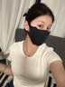 煦凜日本品質(zhì)保暖口罩防風(fēng)防寒男女高顏值2025新款秋冬季立體3d情侶可 日本品質(zhì)【黑色】雙面加厚 舒適不臃腫 M碼 13-15cm建議女生 曬單實(shí)拍圖