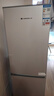 上菱183升雙開門冰箱小型出租房2-3人用 出租屋家用兩門二門小戶型雙門電冰箱以舊換新BCD-183D 曬單實(shí)拍圖