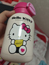 杯具熊（BEDDYBEAR）正品兒童保溫杯316不銹鋼學(xué)生吸管杯寶寶大容量雙飲杯高顏值禮物 雙飲-kitty（禮盒裝） 600ml 曬單實(shí)拍圖