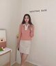 皮爾卡丹中年媽媽裝毛衣洋氣針織小衫新款中老年女裝秋冬時(shí)尚打底衫套裝 粉紅色 110 (建議85-110斤) 曬單實(shí)拍圖