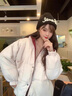 LPOX棉服女兩面穿棉服女oversize港風(fēng)寬松韓版棉襖冬季保暖加厚棉衣女 灰色【內酒紅色兩面可穿】 M 建議90-105斤 曬單實(shí)拍圖