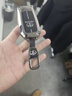 潮盟2025款一汽豐田bZ5鑰匙套25新款550/630汽車用品專用金屬保護(hù)殼扣 豐田bZ5專用A款【手繩扣】墨晶黑 曬單實(shí)拍圖