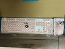 雷柏（Rapoo） X260S 鍵鼠套裝 無線鍵鼠套裝 辦公鍵盤鼠標套裝 電腦鍵盤 筆記本鍵盤 粉色 曬單實拍圖