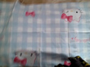 雅鹿Hellokitty100純棉床上四件套少女全棉床單被套兒童卡通三件套 乖巧KT【100%精梳純棉】 1.8m 床單款 適合2.0x2.3m被芯 曬單實(shí)拍圖