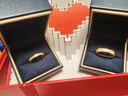 貝靈珠寶時(shí)光簡(jiǎn)奢黃金戒指足金鑲鉆石刻字結婚男女款情侶對戒 定價(jià) 定制 男戒24號 定制7個(gè)工作日 曬單實(shí)拍圖