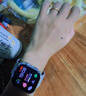 Apple/蘋(píng)果 Watch Series 10 智能手表GPS款42毫米銀色鋁金屬表殼丹寧色運動(dòng)型表帶S/M MX1J3CH/B 曬單實(shí)拍圖