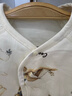 wua·wua嬰兒衣服半背衣秋冬季新生兒衣服初生寶寶夾棉保暖薄棉衣上衣冬裝 小熊物語(yǔ) 52 （適合0-1月 體重4-8斤） 曬單實(shí)拍圖