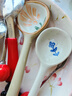 全適日式陶瓷小勺子家用湯勺調(diào)羹湯匙分餐勺拉面勺粥勺飯勺甜品勺2個 曬單實拍圖
