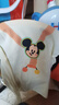 迪士尼寶寶（Disney Baby）秋季新款童裝男女兒童米奇卡通透氣百搭純棉親膚7A級抗菌長袖T恤 ZD3ES015黃紅 130 曬單實(shí)拍圖