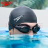 速比濤（Speedo） 硅膠泳帽舒適長發(fā)防水男女士成人硅膠加厚游泳帽專業(yè)游泳裝備 加大款 黑色 曬單實拍圖