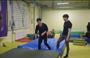 奧匹跳高墊PVC折疊防水跆拳道武術(shù)空翻墊海綿墊跳高體操訓(xùn)練器材 200*150*20cm厚【28密】PVC款 曬單實拍圖