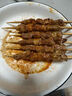 內(nèi)蒙羊肉串清真新鮮原切散養(yǎng)羔羊肉串戶外露營燒烤套餐 原切羊肉串凈重1斤30串 曬單實拍圖