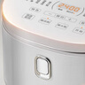 美的（Midea）電飯煲 0涂層電飯鍋4升 316L不銹鋼內膽3-4人家用多功能無(wú)涂層微壓智能預約MB-RE476S 曬單實(shí)拍圖