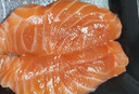 鮮京采【冰鮮】挪威三文魚(yú)腩刺身 凈重300g 生食資質(zhì)送醬料源頭直發(fā)包郵 曬單實(shí)拍圖