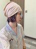 十竹月子帽夏季薄款孕婦帽防風(fēng)月子頭巾空調(diào)房睡覺帽子寬松產(chǎn)后包頭帽 卡其色【舒適透氣】 曬單實(shí)拍圖