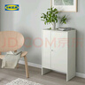 宜家（IKEA）巴格布單門儲(chǔ)物柜客廳靠墻落地收納柜 白色帶門單柜 曬單實(shí)拍圖