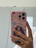 圣圖朗新款17蘋果16多巴胺女孩iphone15promax可愛14plus手機殼12卡通11高級感XS全包液態(tài)硅膠軟13防摔套 液態(tài)硅膠-捧花女孩-砂粉色  iPhone 16 pro max 曬單實拍圖