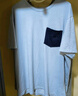 京東京造10A抗菌純棉睡衣男短袖套裝25春夏情侶家居服藍XL 曬單實(shí)拍圖