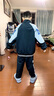 G.DUCKKIDS男童春秋裝套裝2024新款中大童兒童男孩洋氣棒球服酷帥運動春季潮 黑色【2件套】 160碼 適合身高145-155厘米 曬單實拍圖