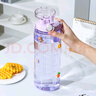 LOCKZI水杯耐高溫100度食品級開水超大容量帶吸管刻度2000學(xué)生運(yùn)動(dòng)水壺 1500ml 1[透明白](可裝100°開水） 曬單實(shí)拍圖