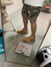 AJFD輕奢男鞋2025新款透氣aj板鞋男士時(shí)尚休閑鞋厚底增高運動(dòng)鞋子男 白黑 39 曬單實(shí)拍圖