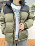 鴨鴨（YAYA）【255充絨】戶(hù)外極寒加厚男士短款羽絨面包服時(shí)尚保暖羽絨服外套 深橄欖綠色 L (175) 曬單實(shí)拍圖