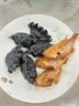338 墨魚餃子 300g/盒(16只) 真墨魚肉添加墨汁 火鍋湯餃 燒烤聚餐 曬單實拍圖