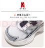 ABC KIDS兒童運動(dòng)鞋春秋網(wǎng)面透氣時(shí)尚休閑紐扣男女童跑步鞋3150PY白紫32 曬單實(shí)拍圖