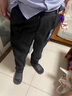 老爺車休閑褲子男士高腰長褲秋季中老年運(yùn)動老人褲爸爸直筒褲冬季加絨褲 春秋【常規(guī)款一條裝】黑色 2XL 推薦【120—140斤】 曬單實(shí)拍圖