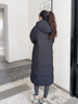 波司登25年冬季羽絨服90絨女士修身超長(cháng)款休閑加厚連帽立領(lǐng)外套 曬單實(shí)拍圖