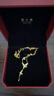 周大福流蘇蝴蝶黃金套鏈足金項(xiàng)鏈(工費(fèi):620計(jì)價(jià))EOF1058七夕禮物 40cm 足金 約5.00g 曬單實(shí)拍圖