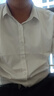 羅蒙（ROMON）短袖襯衫男士2025夏季涼感棉質(zhì)上衣商務休閑正裝白襯衣MQ21白色43 曬單實拍圖