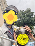 真A類(lèi)新國標3C認證兒童頭盔夏季電動(dòng)車(chē)男女孩可愛(ài)輕盈防摔可調節 茶短【米白】棕黃熊耳+風(fēng)車(chē) 1-3歲 曬單實(shí)拍圖