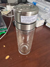 JRINKTEEA日本品牌一鍵速開蓋保溫杯車載男士泡茶杯茶水分離喝茶杯辦公杯 K72鋼色雙杯款（共用杯蓋）500ml 曬單實拍圖