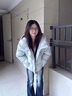 雅鹿【95鴨絨】泡芙羽絨服女短款2025新款時尚廓形加厚面包服保暖外套 深灰色 M 【推薦110-120斤】 曬單實拍圖